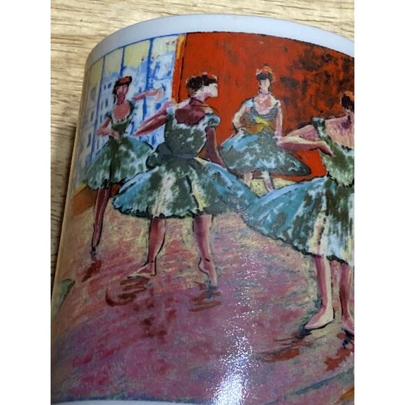 CHALEUR Master Impressionists Paul Gauguin Mug Watercolor Ballet Dancers - Picture 3 of 8